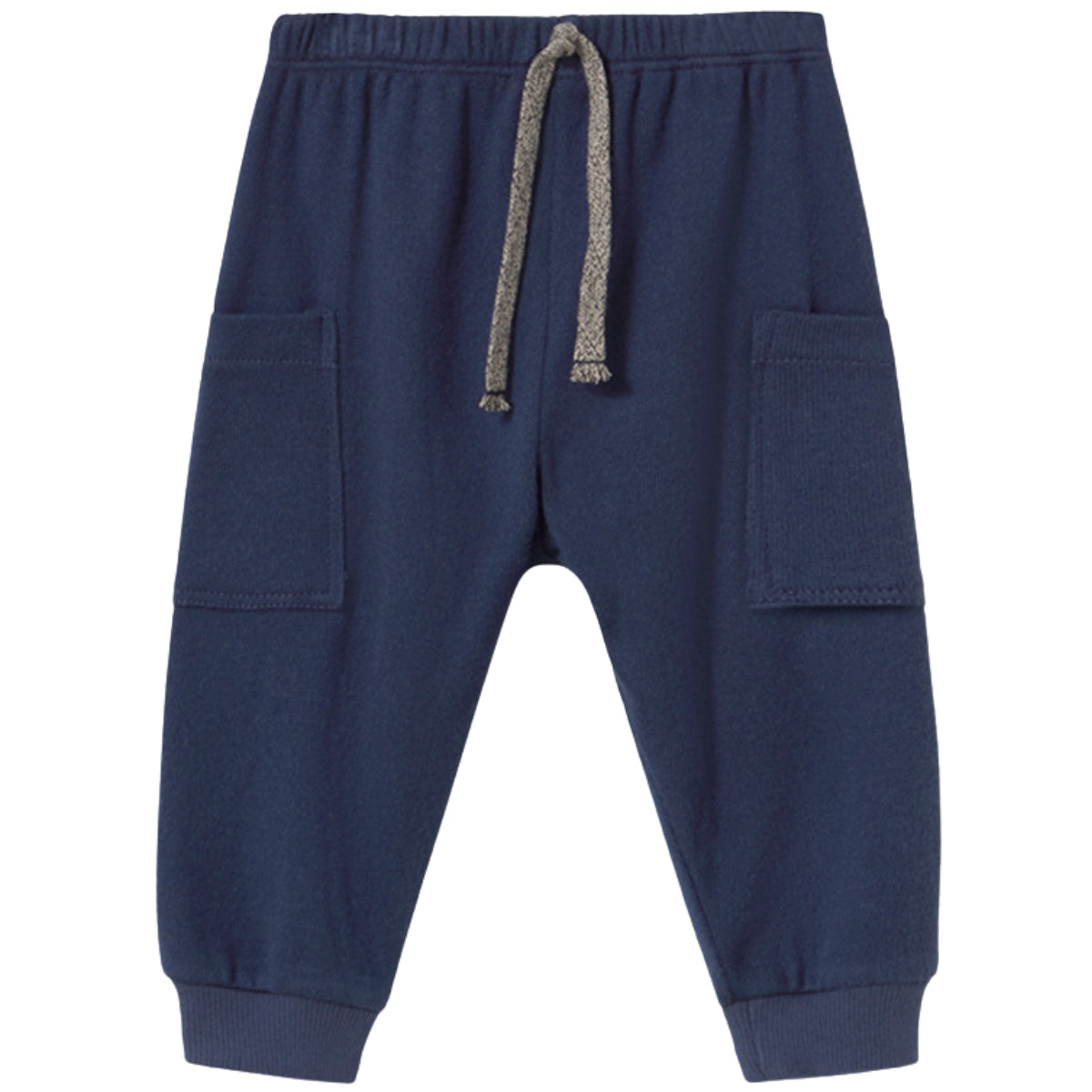 Cozmo The Maine Cargo Pants with drawstring, side patch pockets and ribbed hems