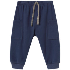 Cozmo The Maine Cargo Pants with drawstring, side patch pockets and ribbed hems