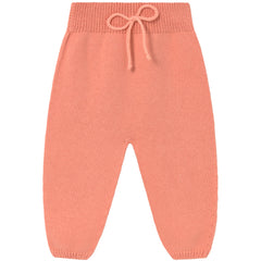 Cozmo Mars Pants in neutral knit with elastic waistband, drawstring and relaxed fit.