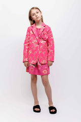 Fuchsia Floral Dress