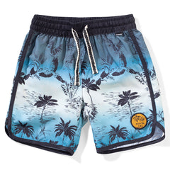 The Wavesoasis Short from Munster. Back patch pocket(s), Elasticated waist, Adjustable waist with drawstrings.