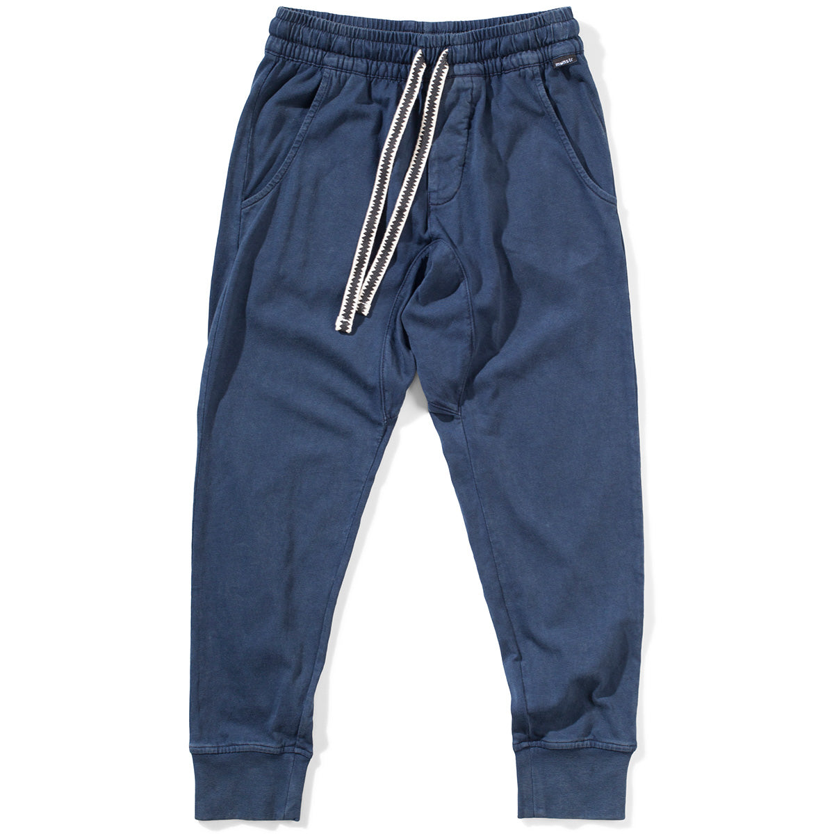 The Putyourfeetup Pant from Munster. Back patch pocket, Close-fitting at ankles,  Elasticated waist, Adjustable.