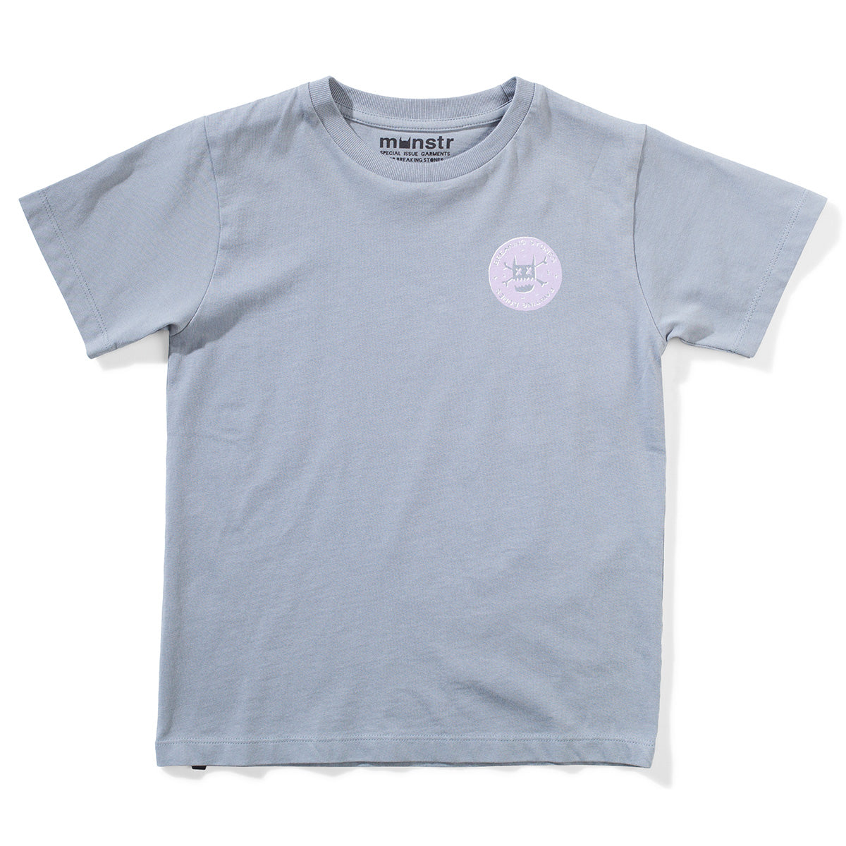 The Stones Short Sleeve Tee from Munster. Crew neck, Short sleeves, Print on the front and back, Sewn in brand label.