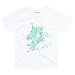 The Missed Me Tee from Munster. This white t-shirt with a watercolor-style splash print has a fresh and artsy vibe.