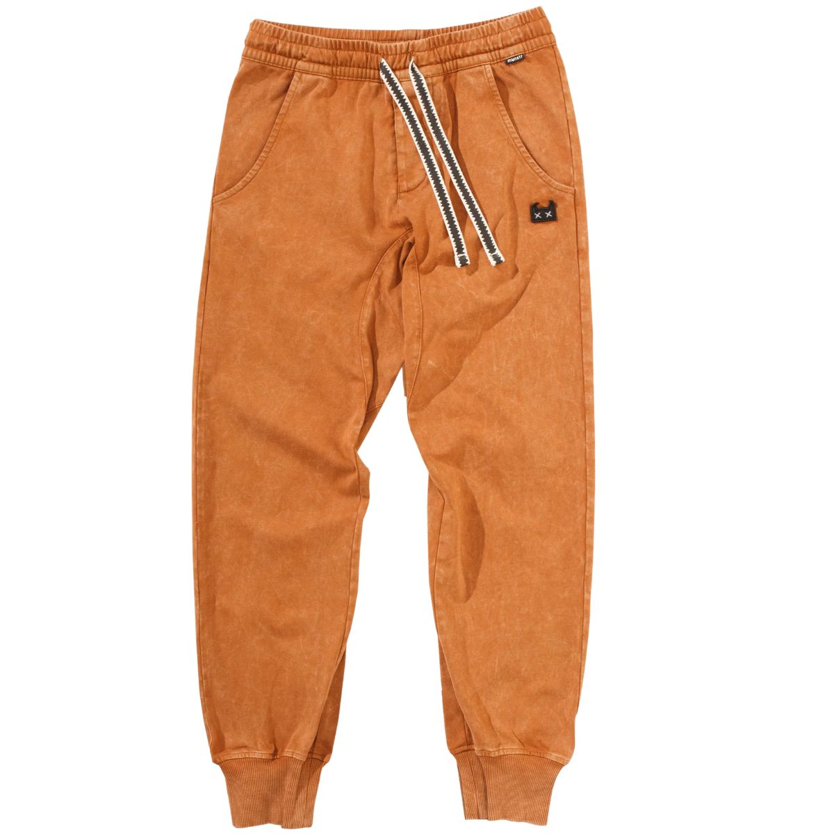 The Maverik Pant from Munster. Washed joggers with drawstring waist, ribbed cuffs, side pockets.