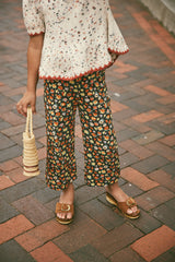 Crochet Trim Puff Top