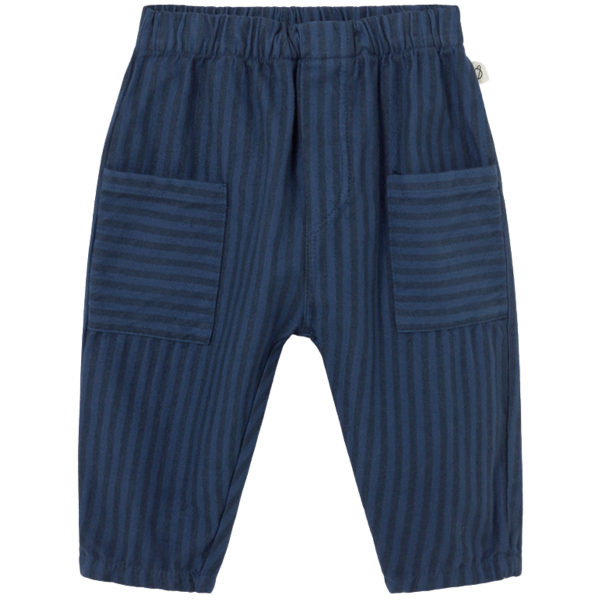 Cozmo The Nepal Pants in brushed twill with vertical stripes and front patch pockets
