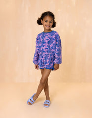 Hithini Girls Terry Crewneck Sweatshirt