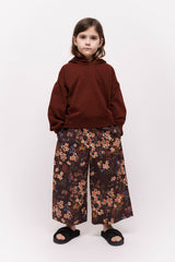 Brown Floral Pants