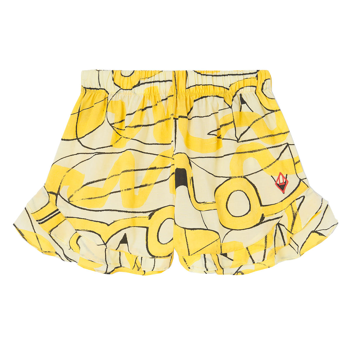The Dove Shorts from The Animals Observatory in soft yellow color and a regular fit