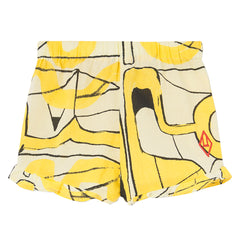 The Dove Baby Shorts from The Animals Observatory feature a gorgeous, patterned print of a surrealism-inspired artwork