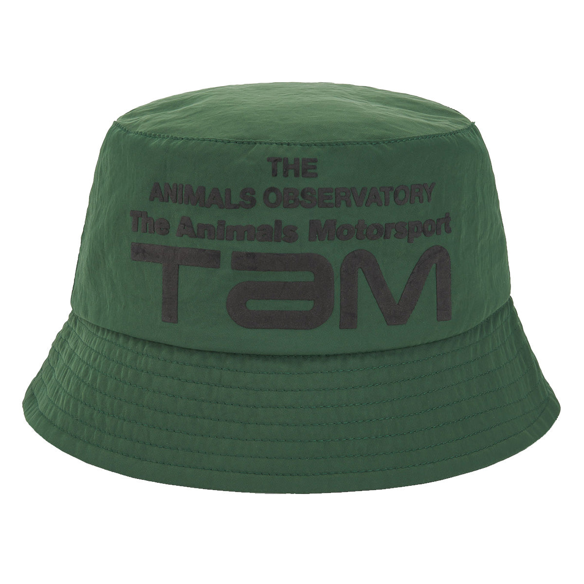 The Starfish Bucket Hat from The Animals Observatory features a vintage-inspired motorsport 