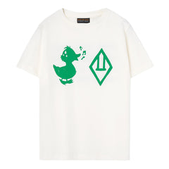 The Save The Duck Tee from The Animals Observatory in raw white color