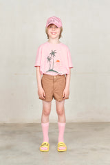Pink Sunset Big Rooster Tee