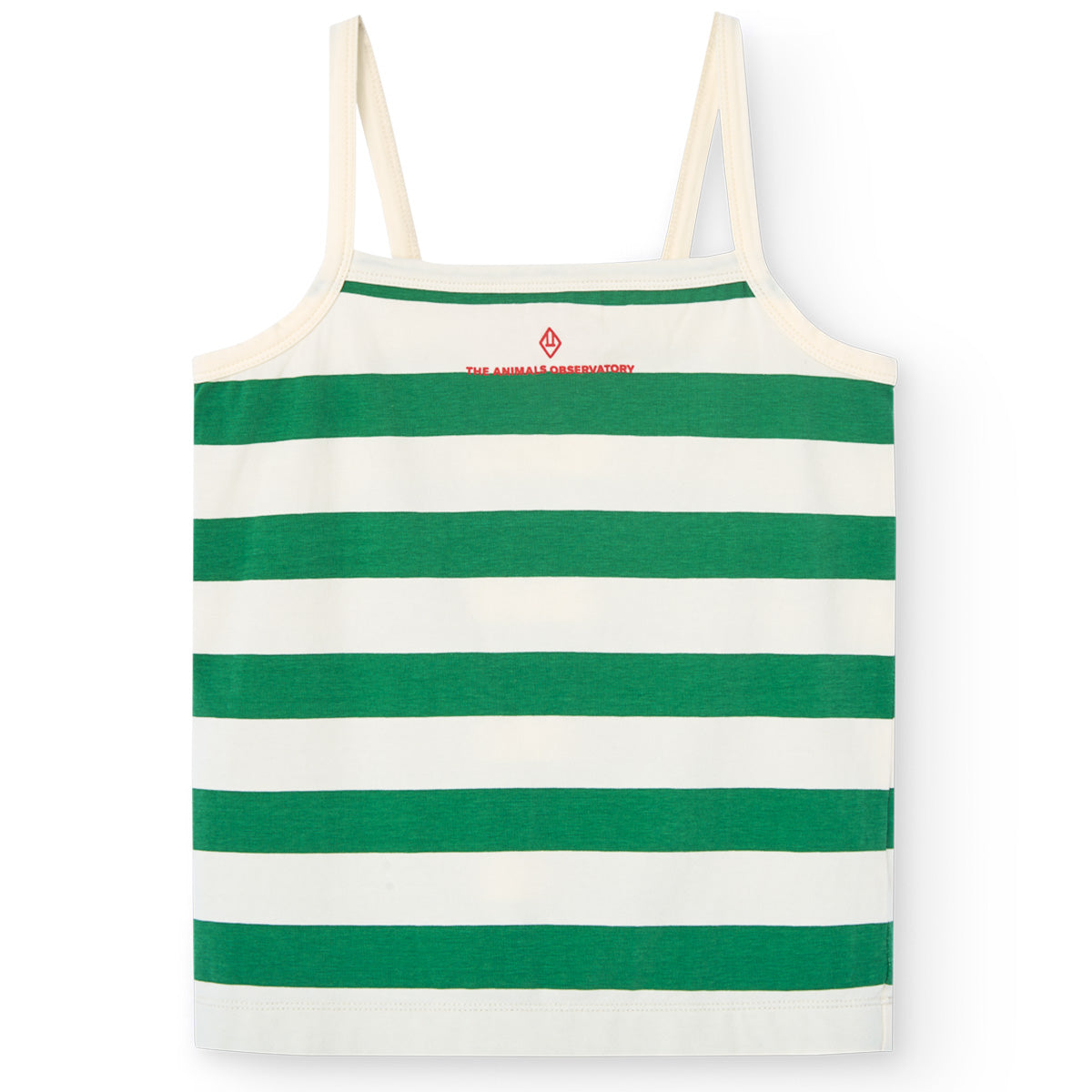 The White Kissing Tank Top from The Animals Observatory. Tank Top with sailor stripes.