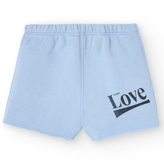 The Soft Love Love Turtledove Short Sweatpants from The Animals Observatory. Elasticated waist, Printed.
