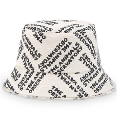 Raw White Animals Bucket Hat