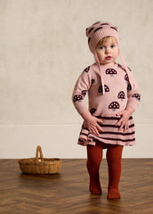 Sage Mushroom Knit Dress