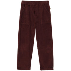 Cozmo The Salem Pants wide-wale corduroy with elastic waistband and front patch pockets