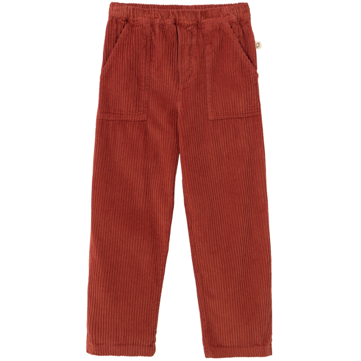 Cozmo The Salem Pants wide-wale corduroy with elastic waistband and front patch pockets