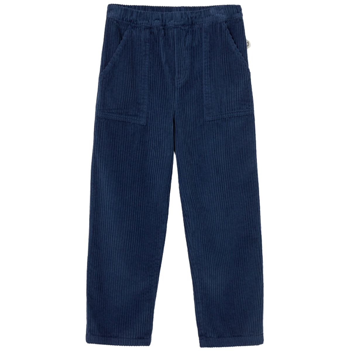 Cozmo The Salem Pants wide-wale corduroy with elastic waistband and front patch pockets