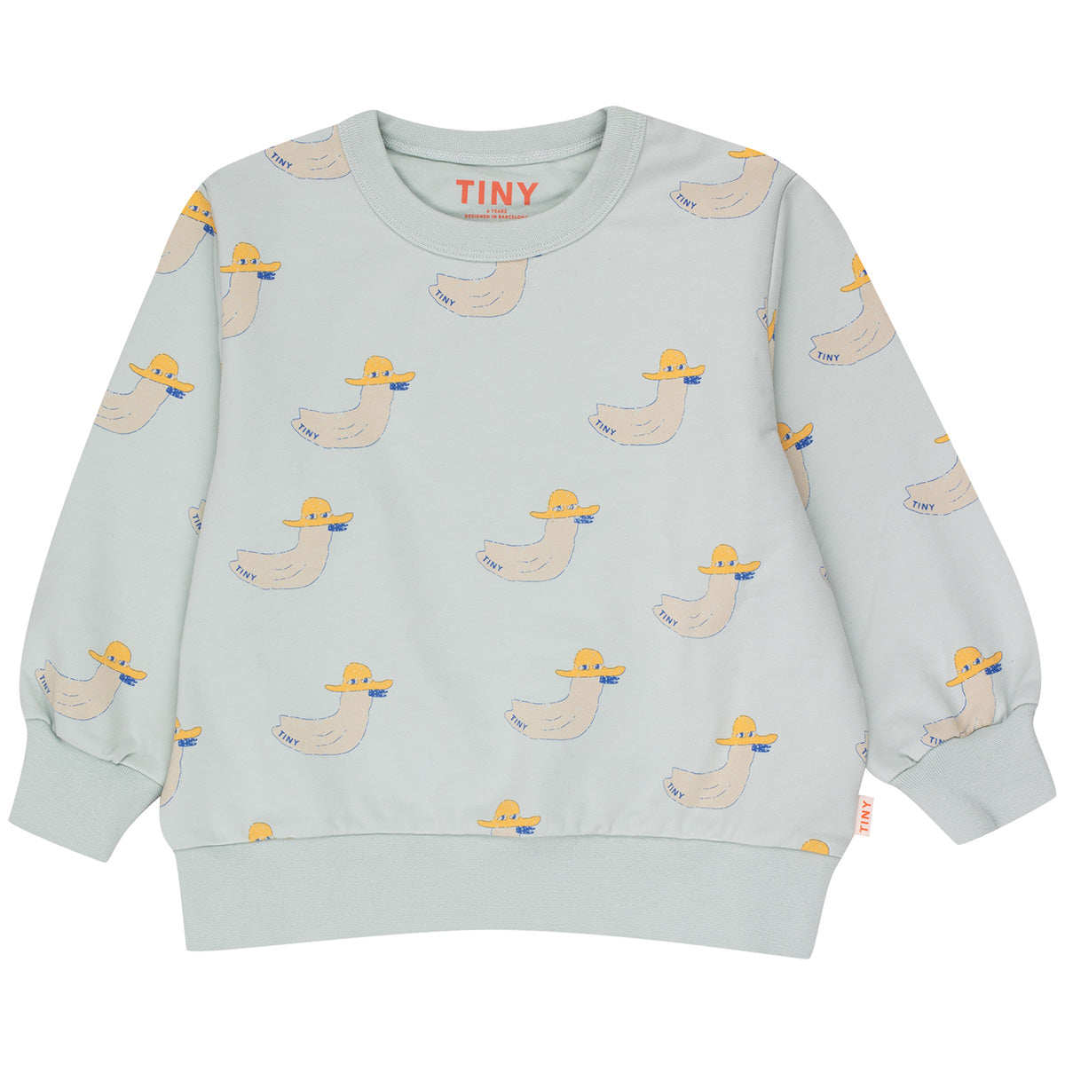 The Ducks Sweatshirt from Tiny Cottons. This duck themed sweatshirt with our original print.