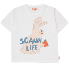 The Sandi Life Graphic Tee from Tiny Cottons. This bunny graphic tee is crafted from 100% organic cotton.