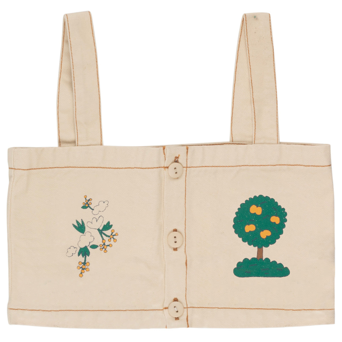 The Artsy Tree Crop Top from Tiny Cottons. It showcases nature-inspired graphics.
