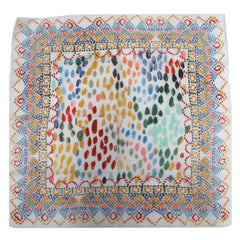 The Paphos Mosaic Scarf from Tia Cibani. Paphos Mosaic print scarf.
