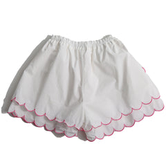 Laurel Scalloped Summer Shorts