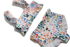 Misty Ruffled Tankini