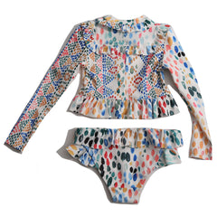Marina Ruffle Rash Guard Set
