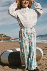 Blue Flowers Pant