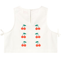 Mini Cherries Twill Top