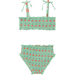 Cherries Smock Swim Set