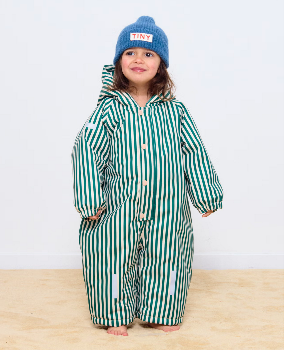 Stripes Baby Snow One Piece – The Little Red Planet