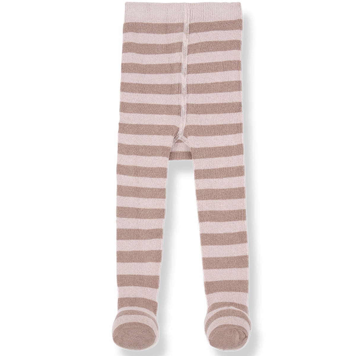 The Tina Tights from 1+ in the Family. Soft knit footed tights with an allover stripe pattern.