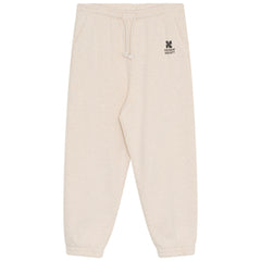 The TNS Logo Jogging Pants from The New Society, tapered joggers with drawstring waist, elastic cuffs, and logo print.