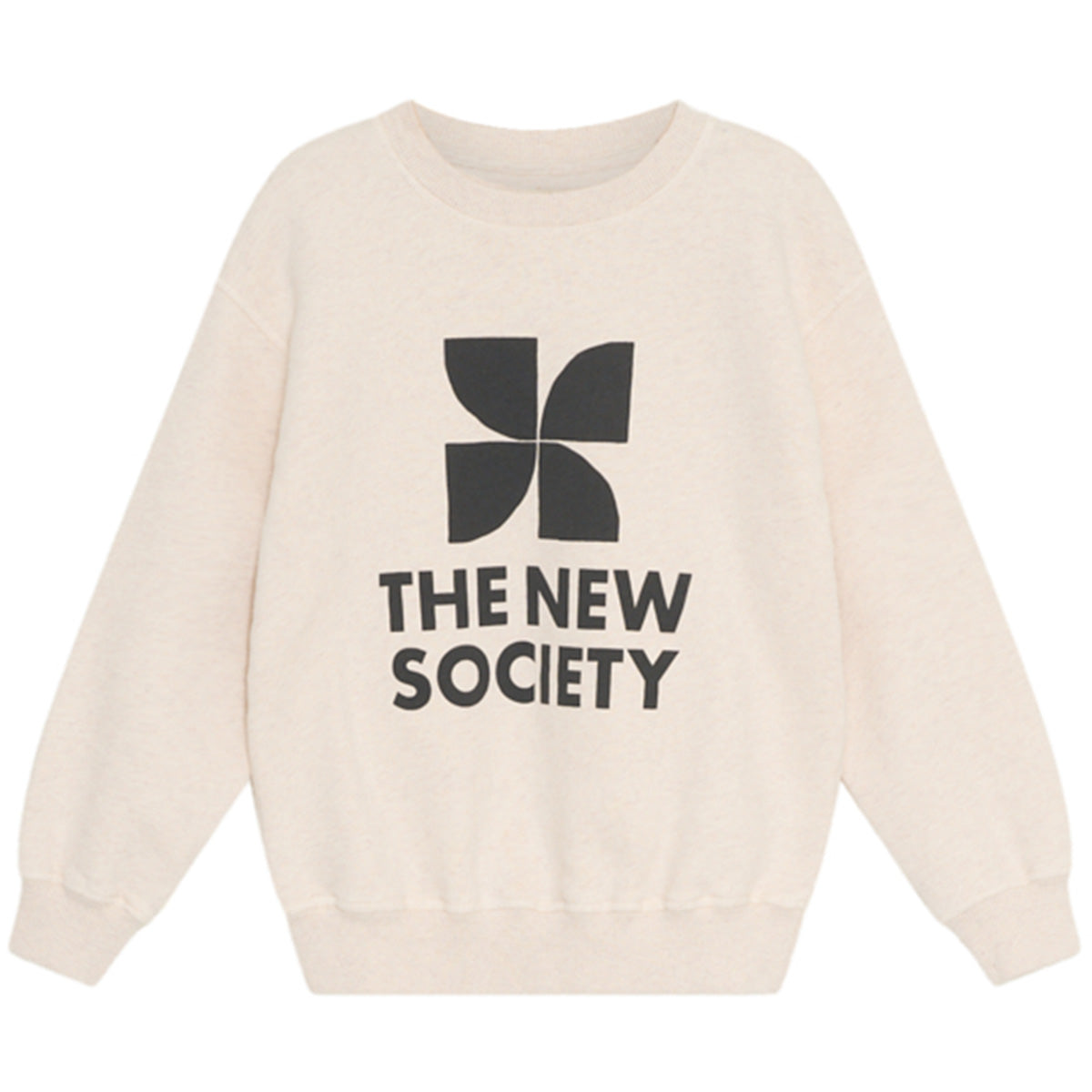 The TNS Logo Sweatshirt from The New Society, oversized sweatshirt with bold front logo graphic.