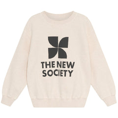 The TNS Logo Sweatshirt from The New Society, oversized sweatshirt with bold front logo graphic.