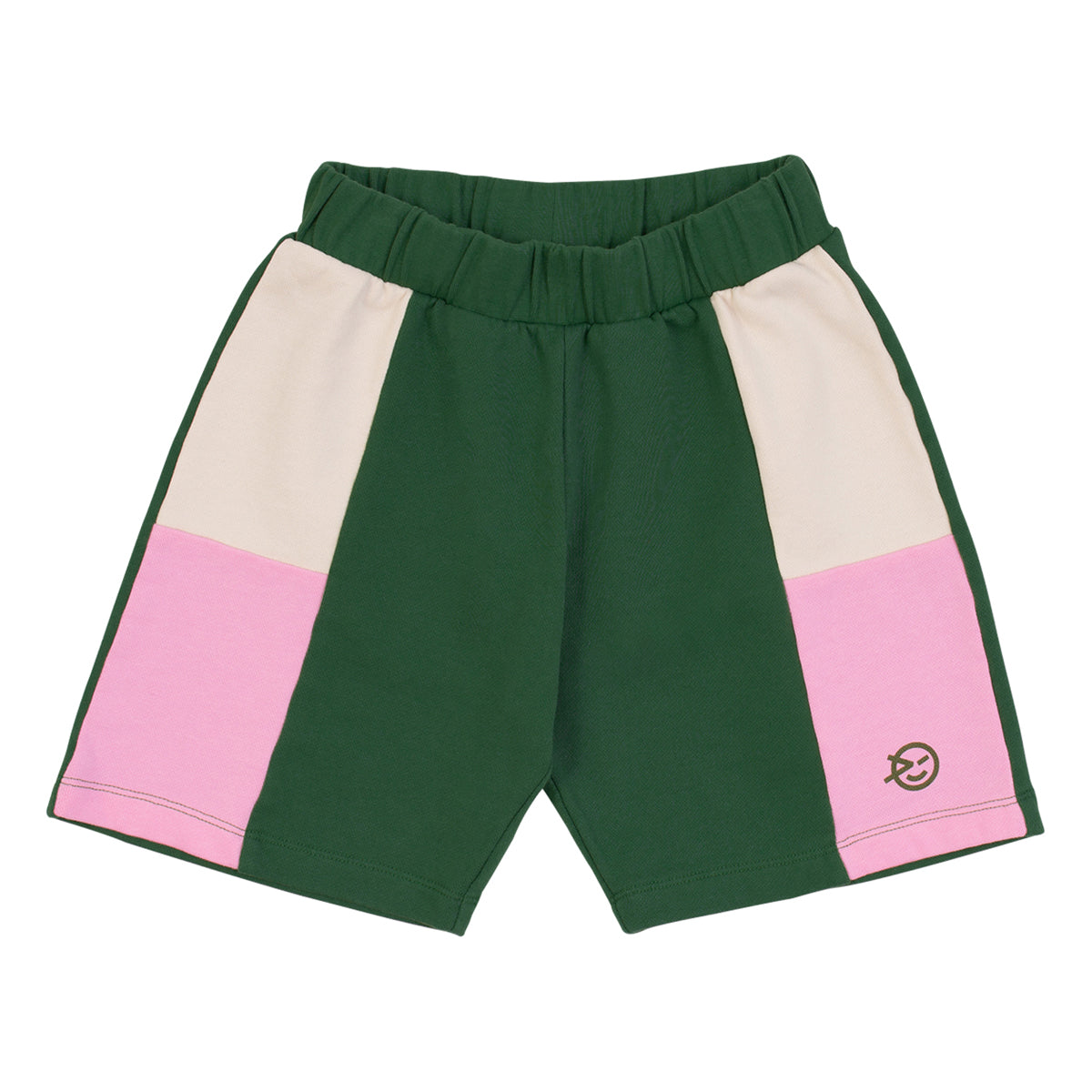 The Sail Short from Wynken. Roomy track short with contrast panel detailing, Comfortable elasticated waist