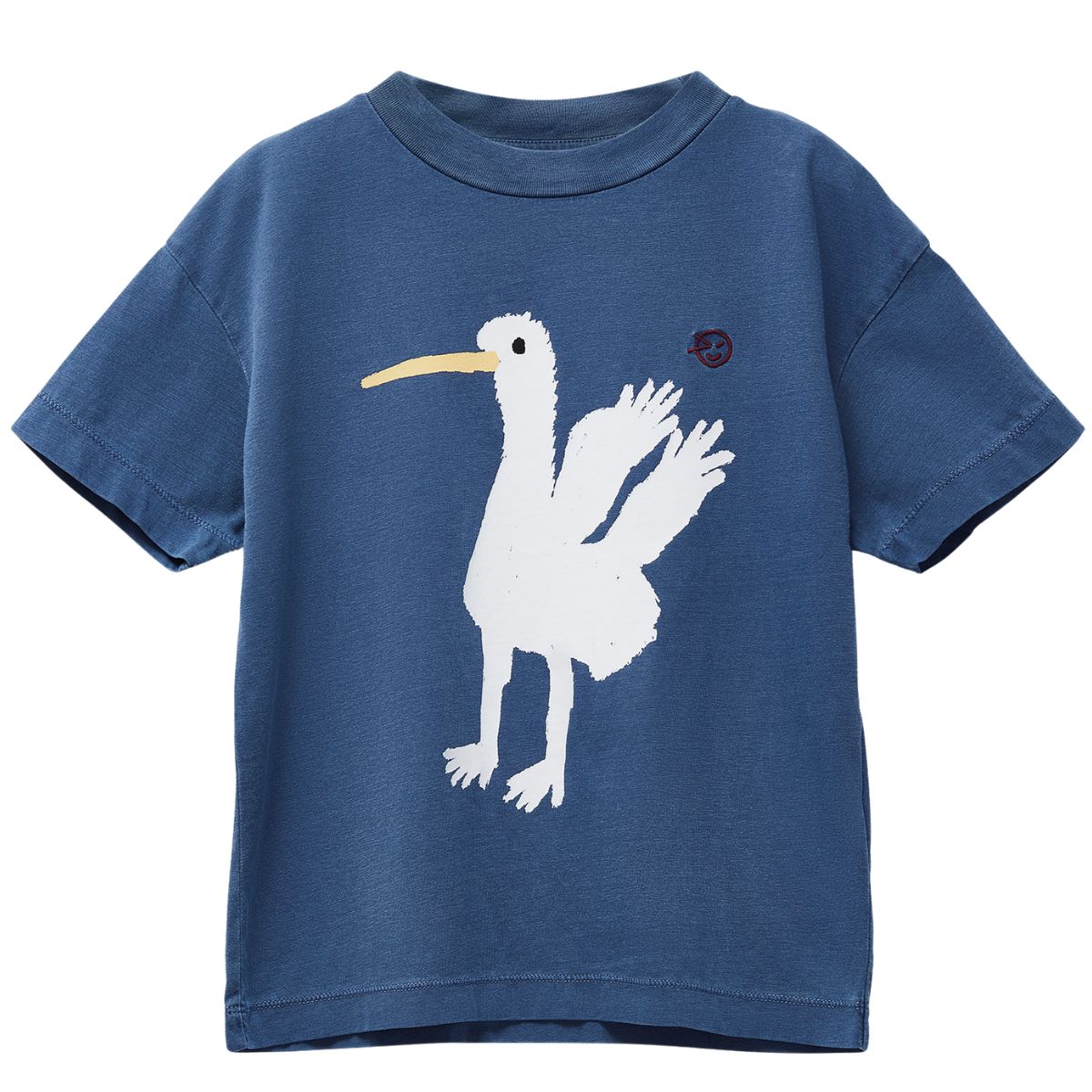 The Kite Tee from Wynken. Crafted from 100% organic cotton. Featuring our playful bird print.