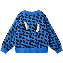The Dash Sweatshirt from Wynken. Featuring Wynken’s signature dash print with two big adorable eyes.