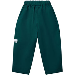 The &nbsp;Ripstop Pioneer Pant from Wynken. Green pants with a white label on a white background.