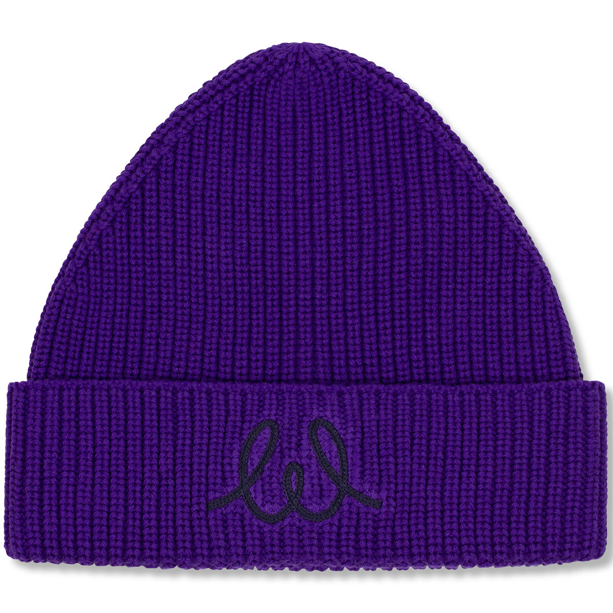Wynken The Double You Beanie cotton hat with embroidered W and soft, breathable feel