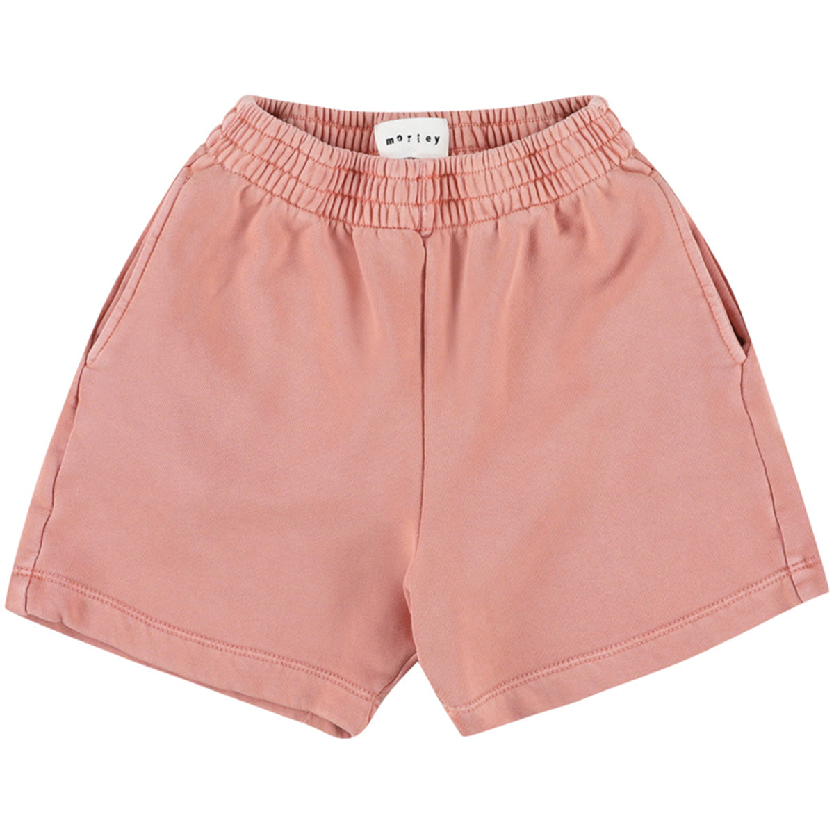 Morley Xalys Shorts brick elastic waist shorts with relaxed fit soft fabric and side pockets for kids
