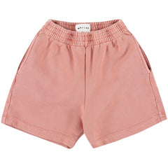 Morley Xalys Shorts brick elastic waist shorts with relaxed fit soft fabric and side pockets for kids