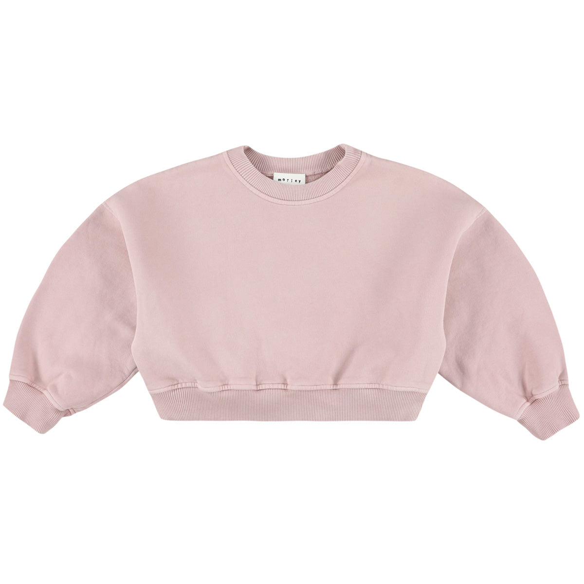 Morley Yara Sweater with cropped fit, balloon sleeves and ribbed trims