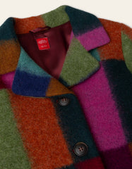 Charlize Multicolor Checkered Coat