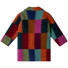 Charlize Multicolor Checkered Coat